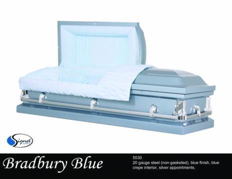 Bradbury Blue -  20 Ga. Non-Protective Carbon Steel - Normal Shell