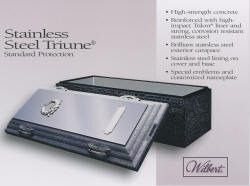 SST - Stainless Steel Triune - Stainless Steel is the Standard in Burial Vaults