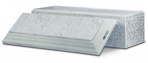 Venetian - Basic Plus Vault - ABS Plastic Liner inside and on top.  May be personalized