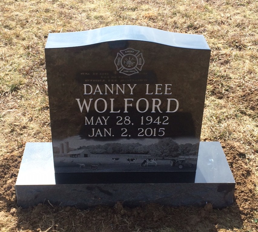 Single Upright Headstones McKinneyBrown Funeral Home Liberty KY