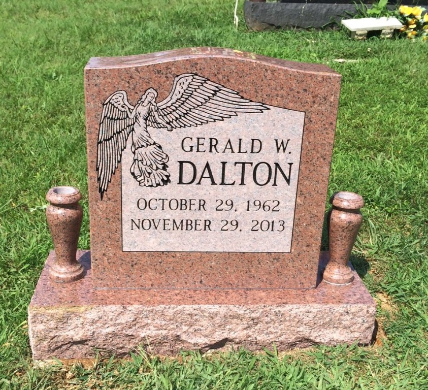 Single Upright Headstones McKinneyBrown Funeral Home Liberty KY