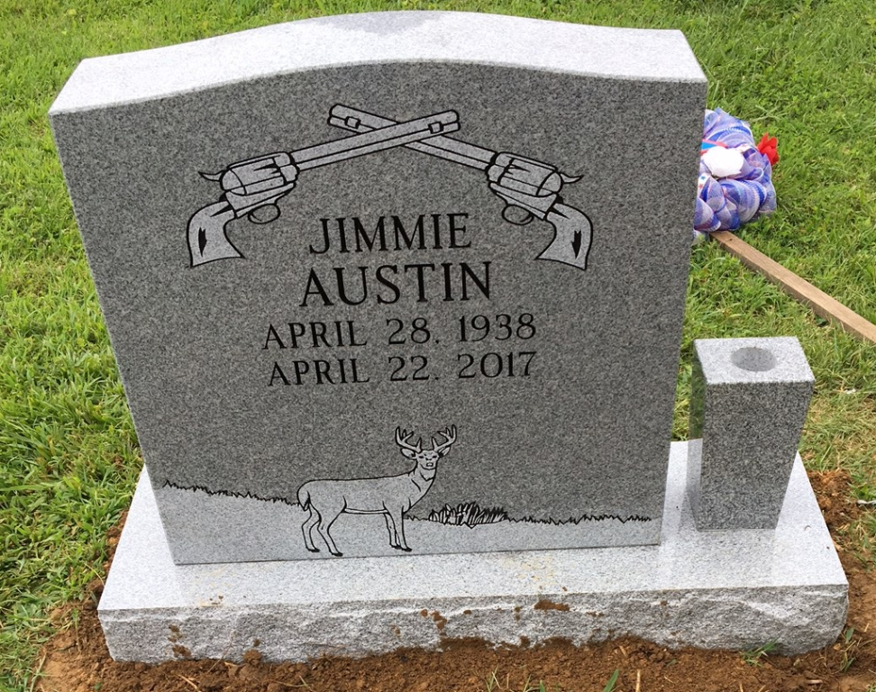 Single Upright Headstones McKinneyBrown Funeral Home Liberty KY