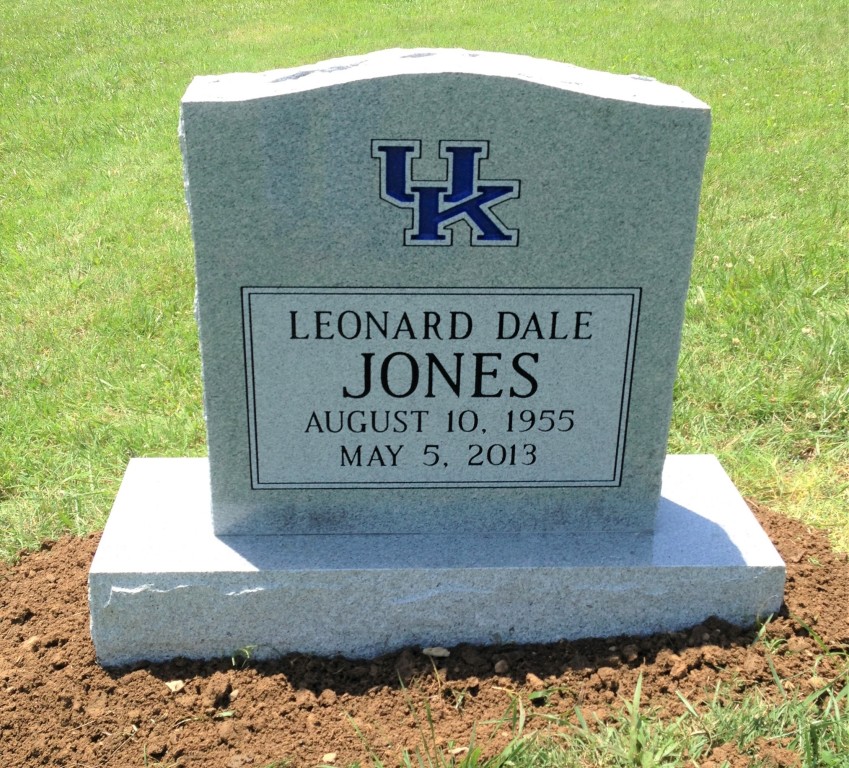 Single Upright Headstones McKinneyBrown Funeral Home Liberty KY