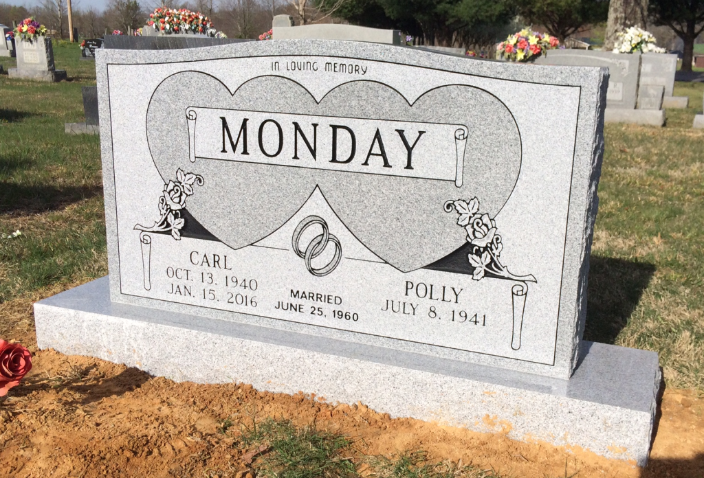 Double Upright Headstones McKinneyBrown Funeral Home & Monuments