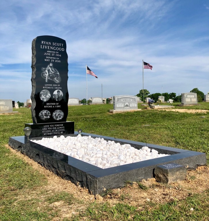 Single Upright Headstones McKinneyBrown Funeral Home & Monuments