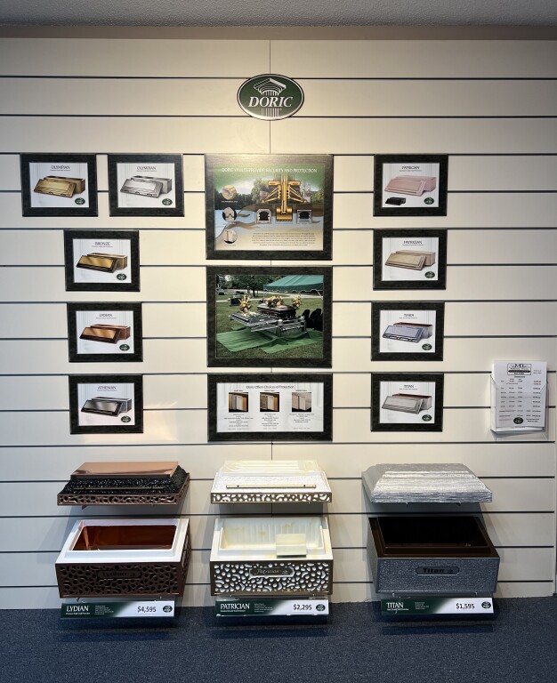 Burial Vault Display