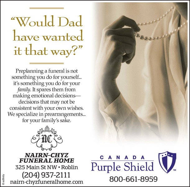 Why PrePlan Your Funeral Funeral Home Roblin MB