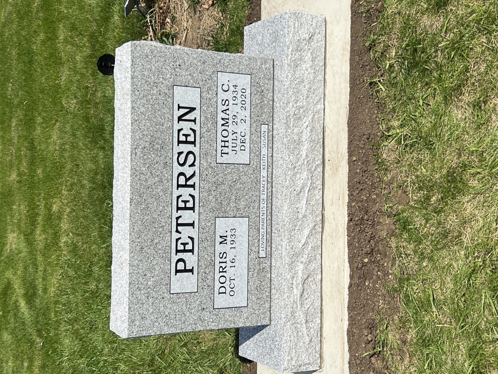 Monuments Nicklas D Jensen Funeral Home Correctionville, Holstein