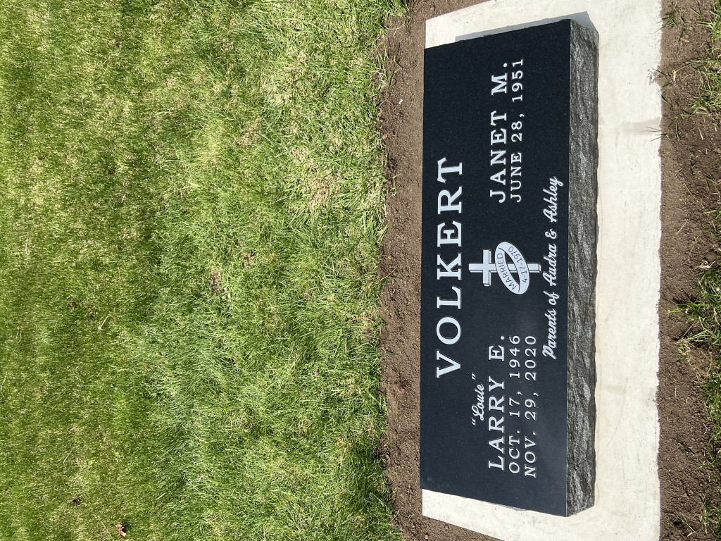 Monuments Nicklas D Jensen Funeral Home Correctionville, Holstein