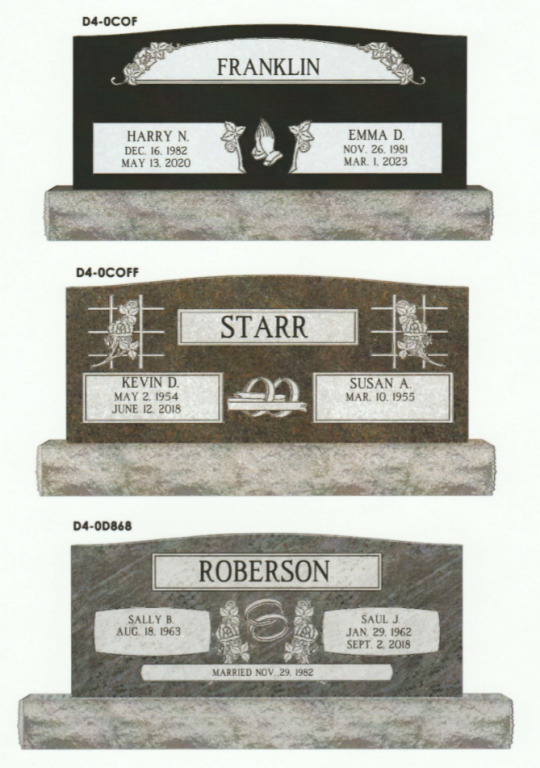 Monuments ParsonsCanoeBeggs Funeral Home Collinsville OK funeral