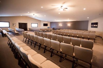 Our chapel is used for visitations, as well as services, and can accommodate 150 people.