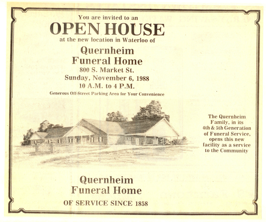 About Us | Quernheim Funeral Home | Waterloo IL funeral home and cremation