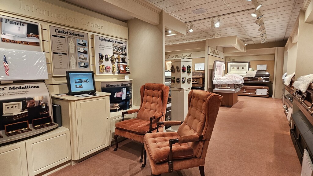 Casket and Urn Selection Room