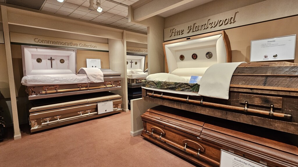Casket and Urn Selection Room