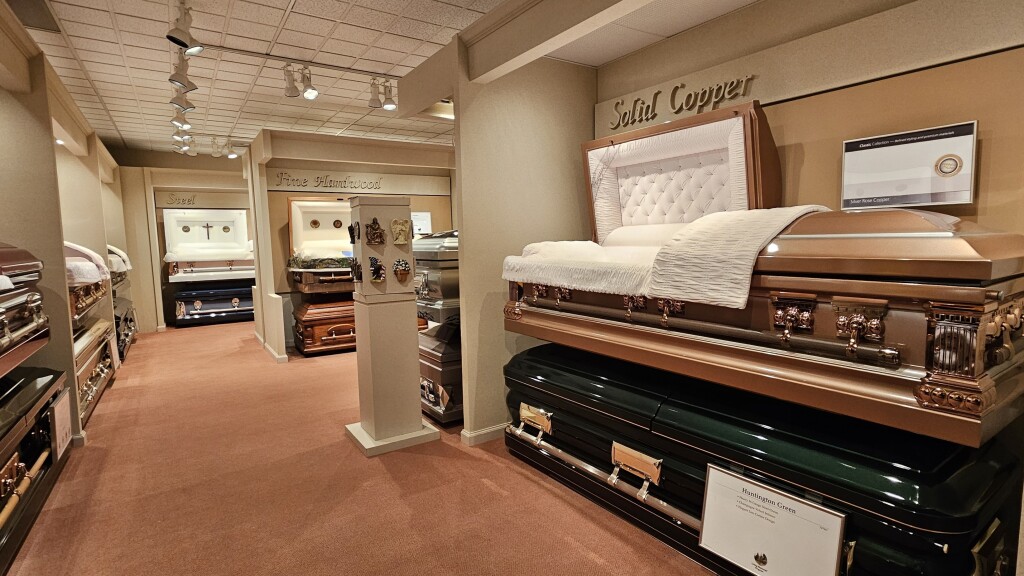 Casket and Urn Selection Room