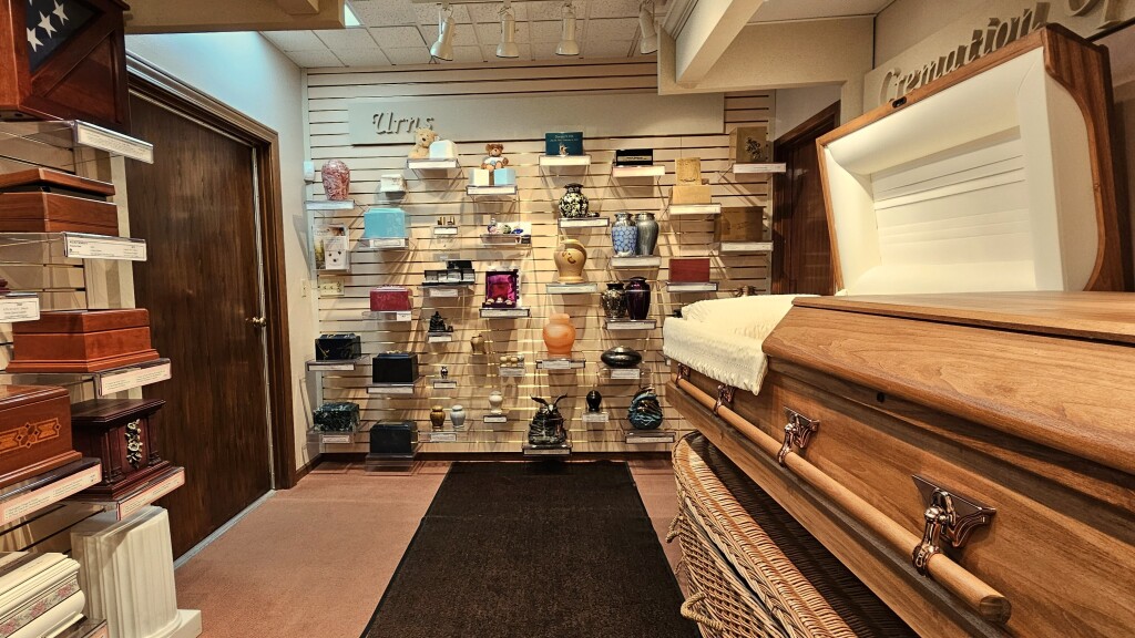 Casket and Urn Selection Room