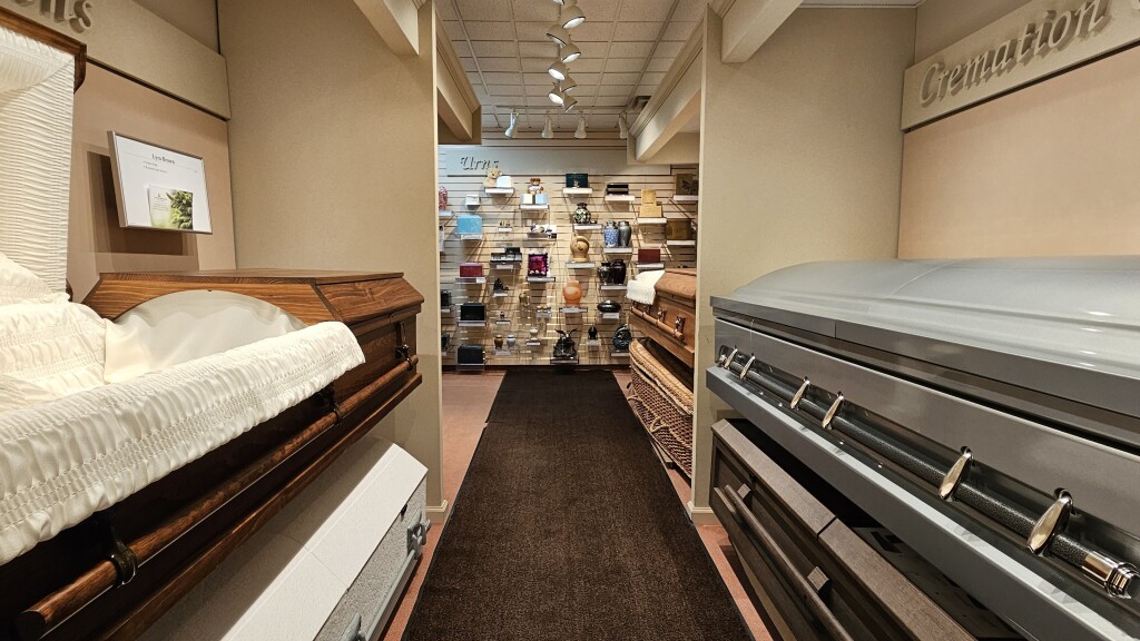 Casket and Urn Selection Room