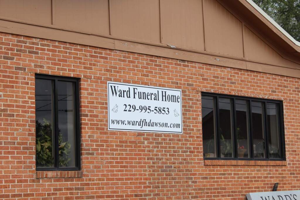 Our Facility Ward Funeral Home Dawson GA funeral home and cremation