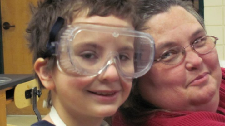 Matthew with Rhonda, 2010