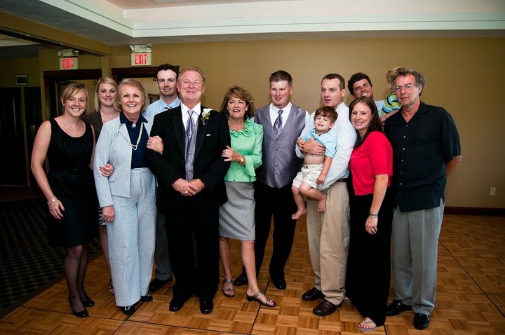 Randy & family at Bartley & Laura's wedding