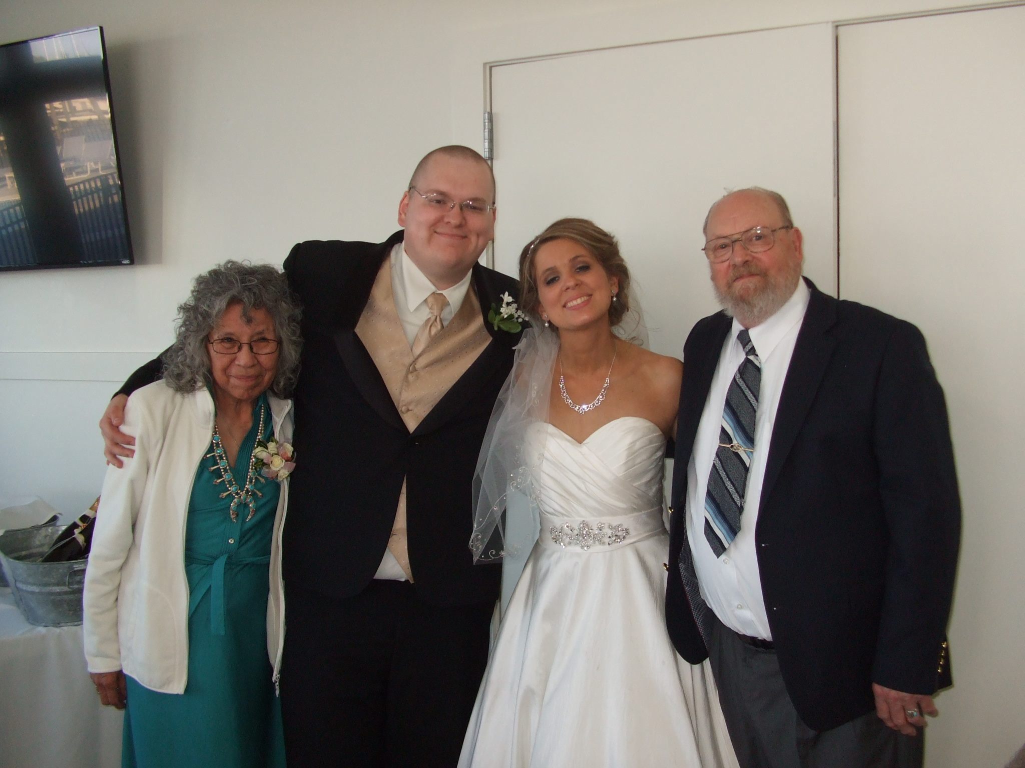 Grandpa had the time of his life at Nora and Ricky's wedding on June 6th, 2015.