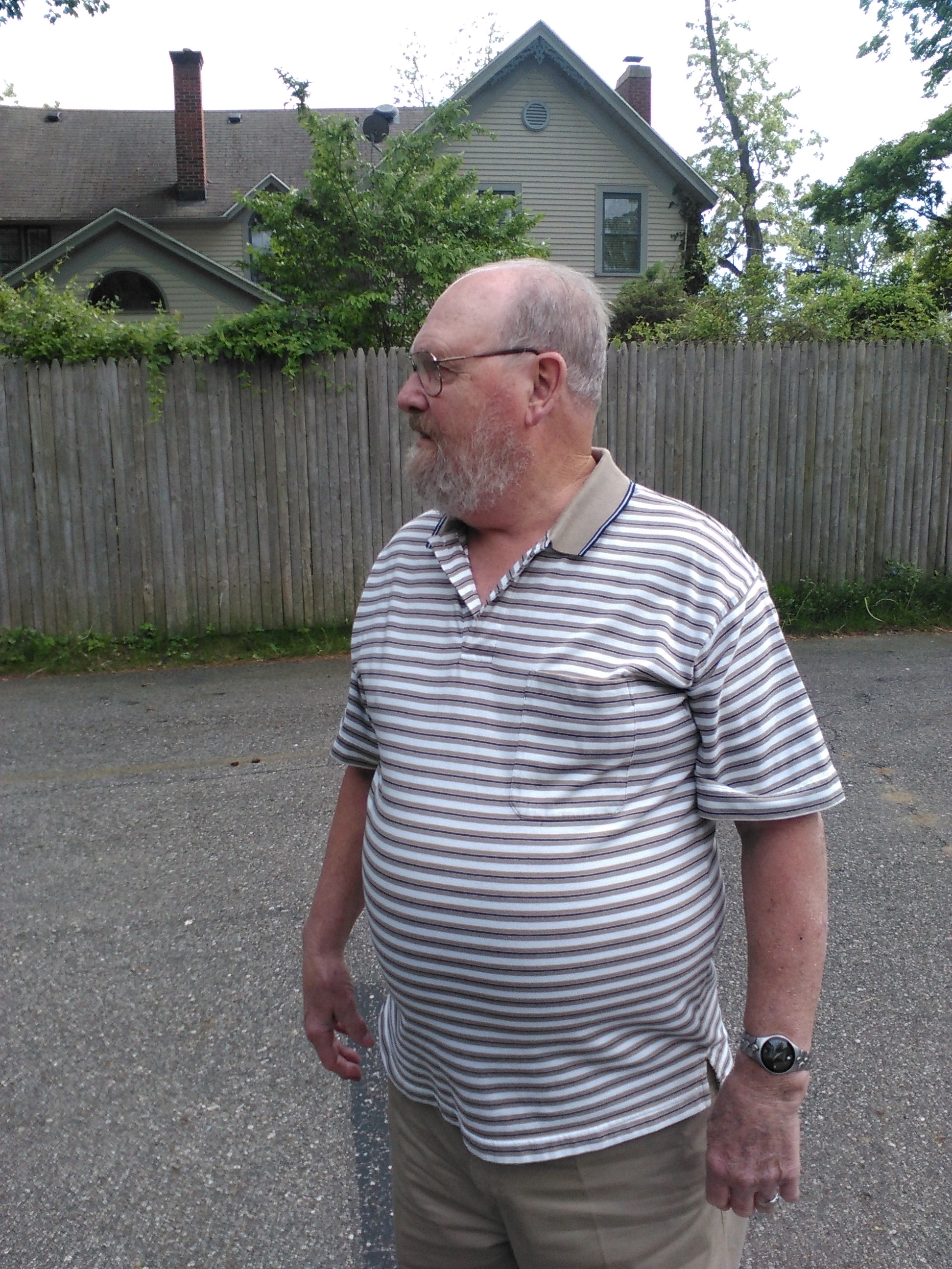 Grandpa just before our wedding rehearsal in Saugatuck, Michigan.