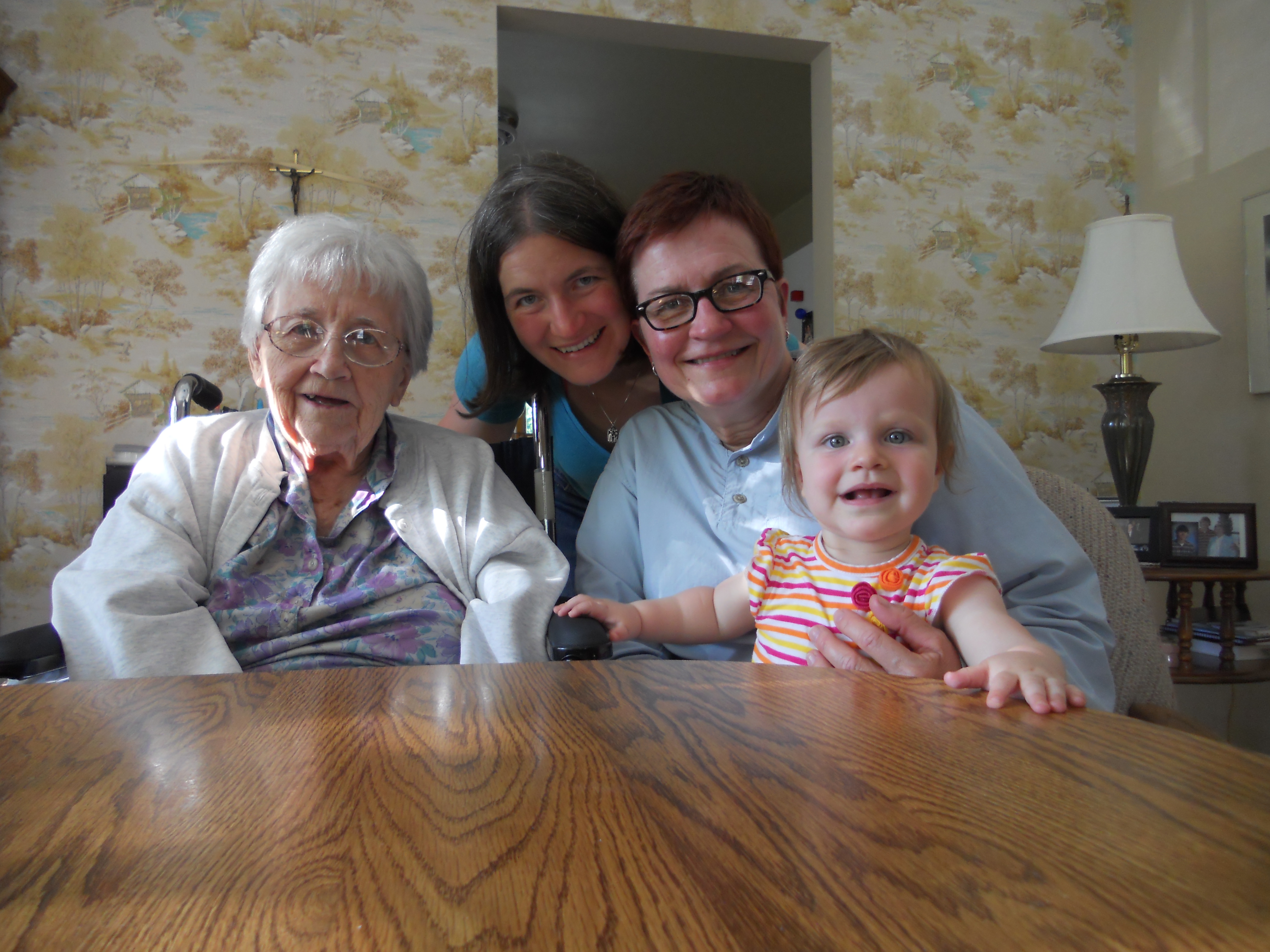 Rita, Julie, Anne, and Bridget, 2013