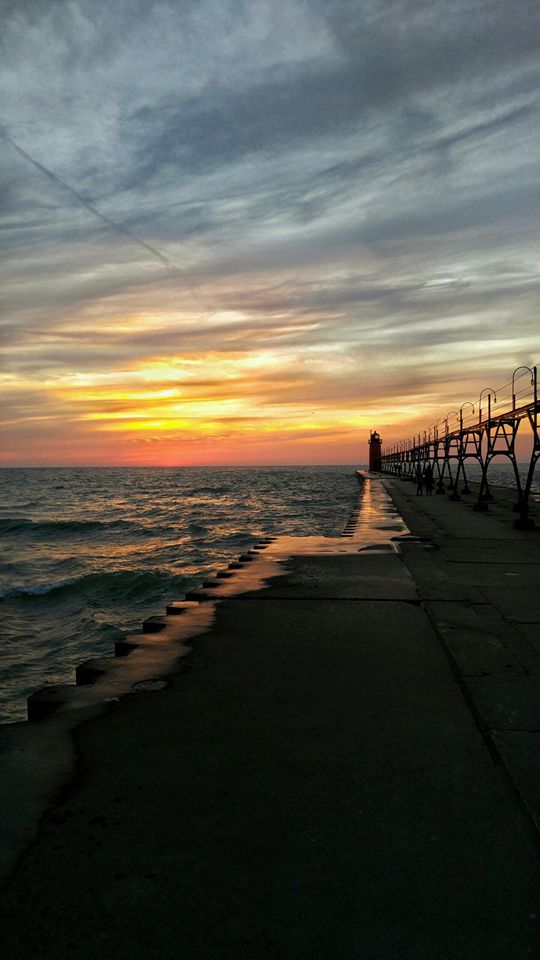 Sunset at Lake Michigan