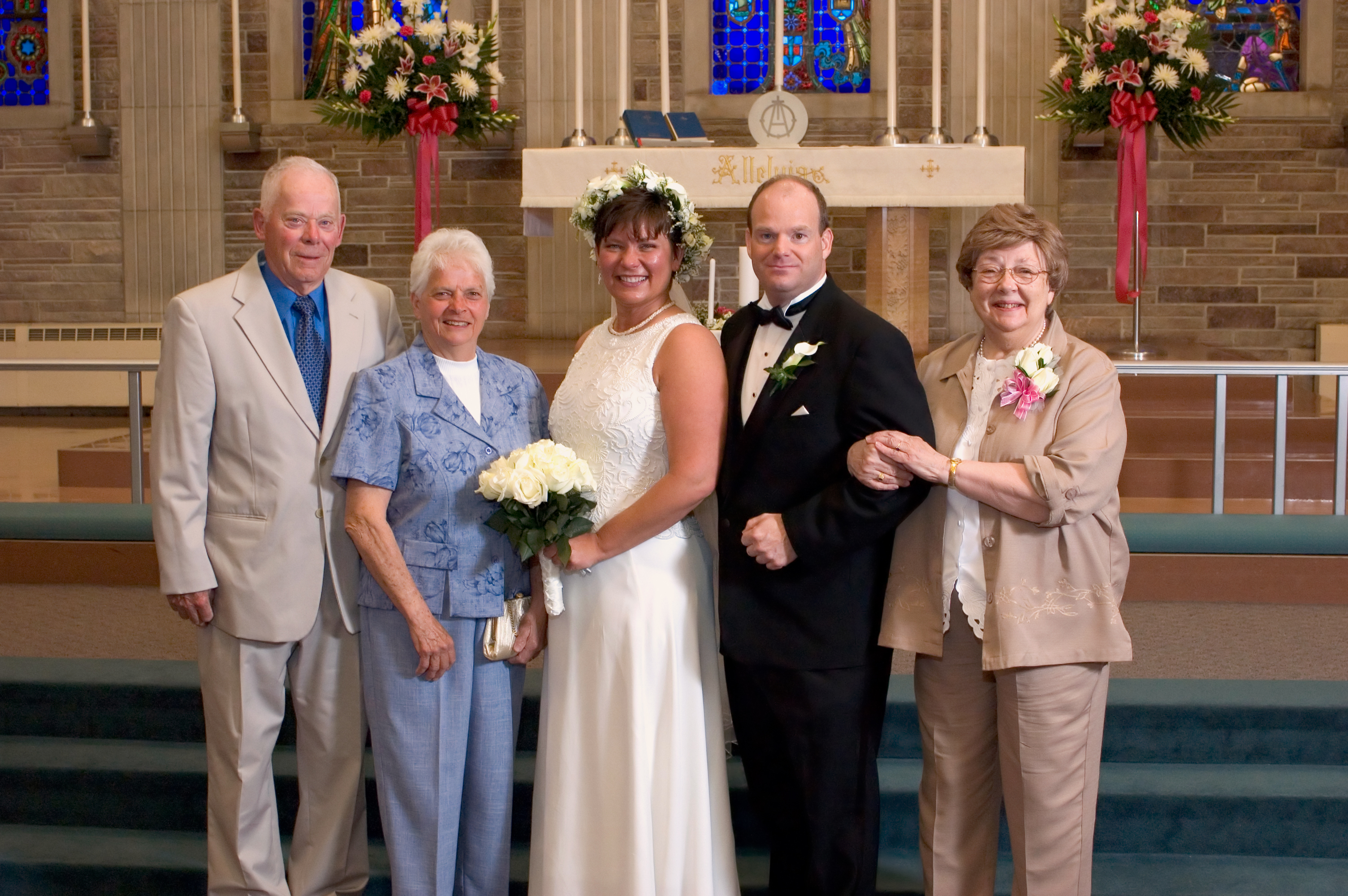 Doug, Mary Lou, Kathy, Chris, & Neola Murdoch on May 27, 2005