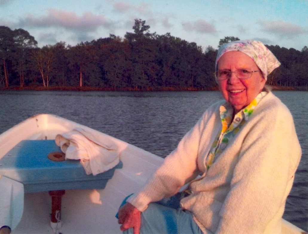 At her home in Florida