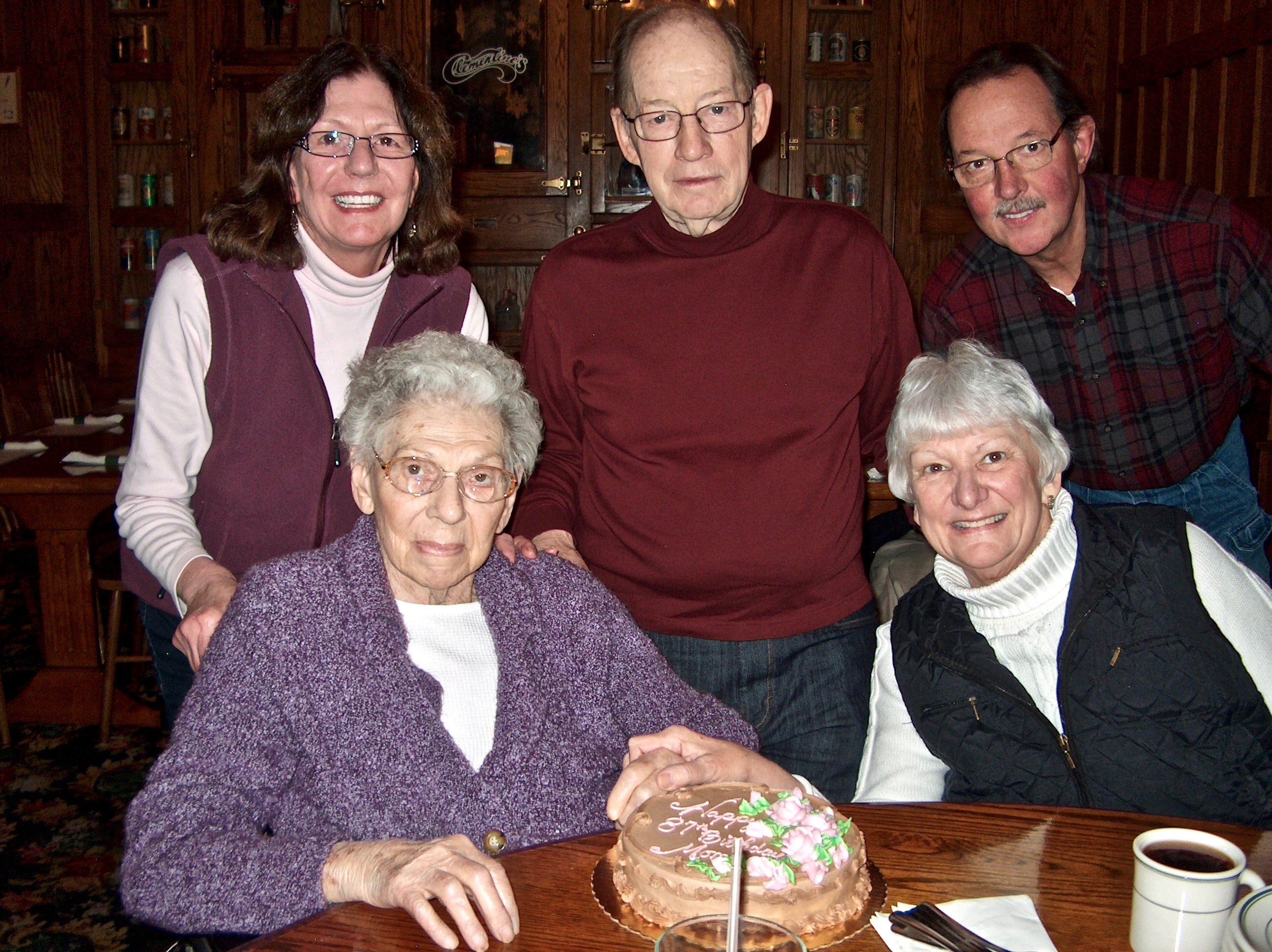 Janet, Chuck, Larry, Mom & Kathy