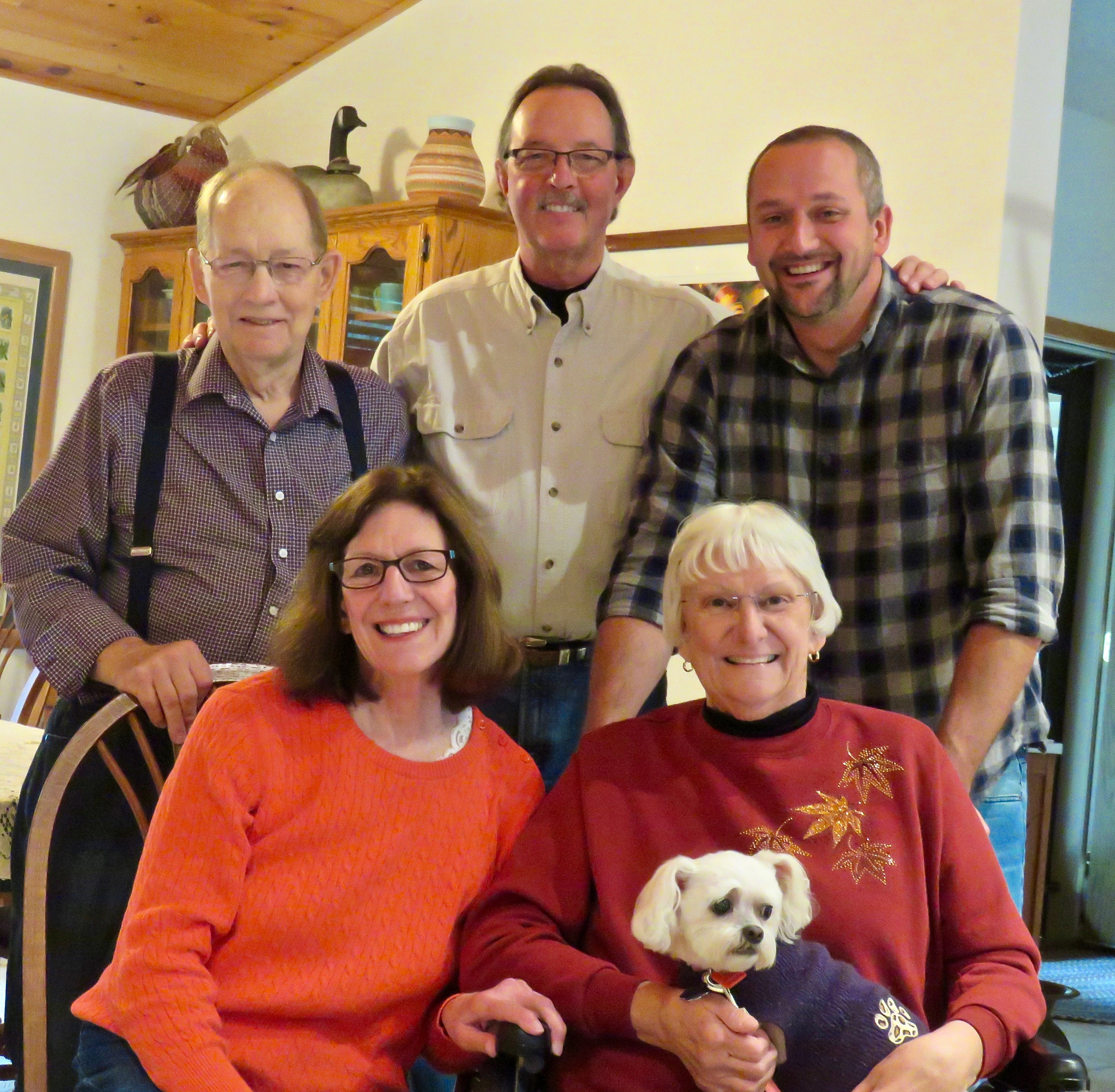 Chuck, Larry, Brett, Janet, Kathy & Koko