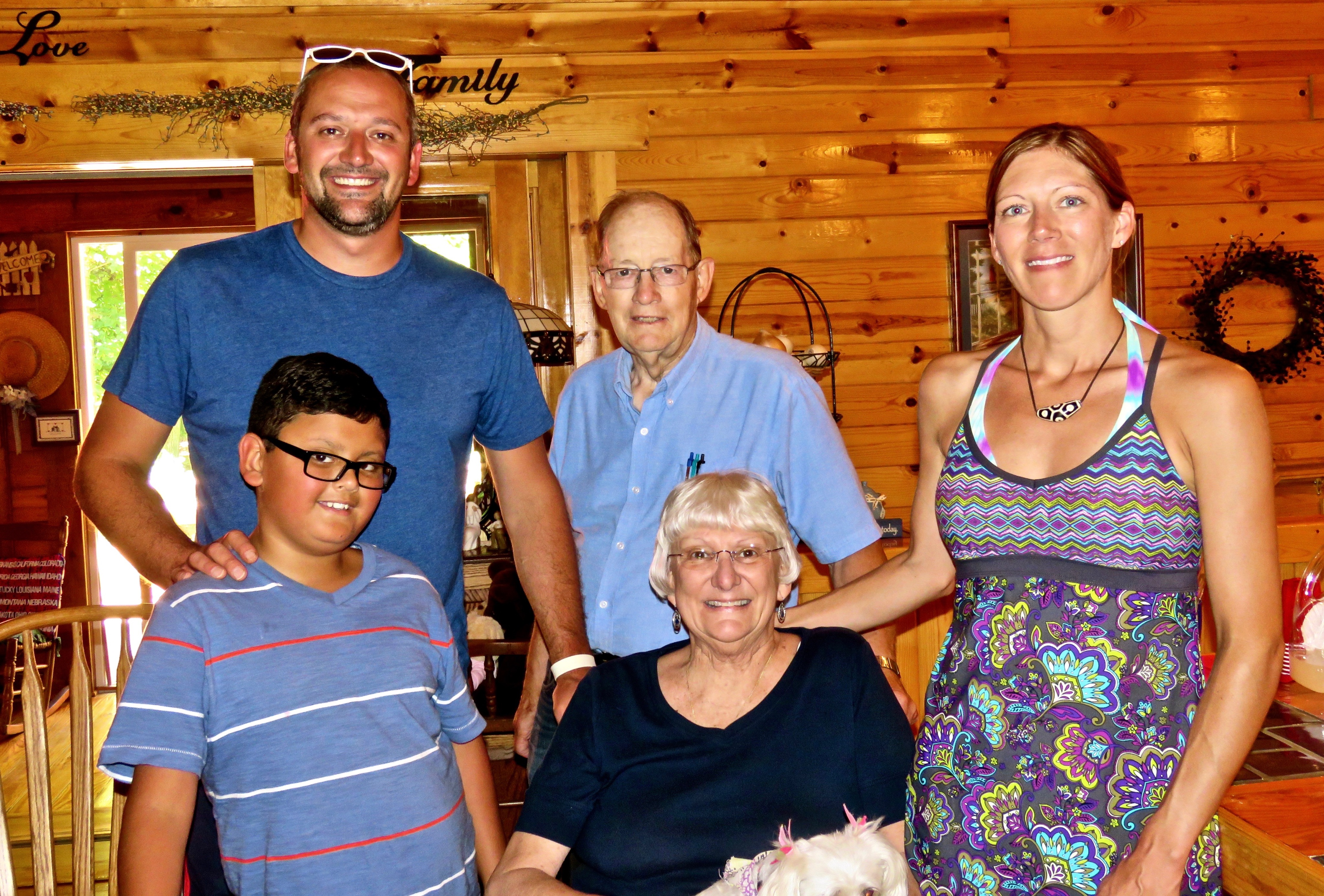 Brett, Chuck, Melanie, Anthony & Kathy