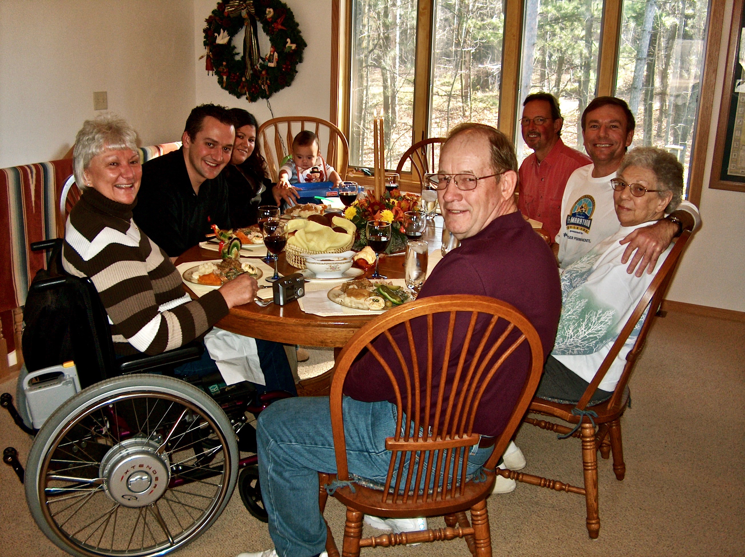 Kathy, Brett, Lisa, Anthony, Larry, Scott, Mom & Chuck