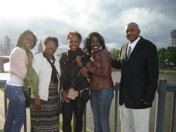 Mom, dad and the girls