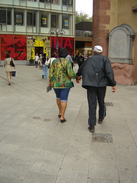 Lamantha and daddy in Germany