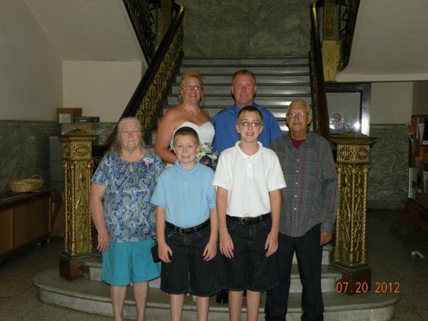 Ron's son Dan's wedding this last July