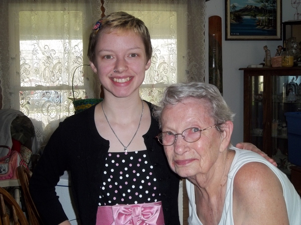 Jessica and Grandma Easter