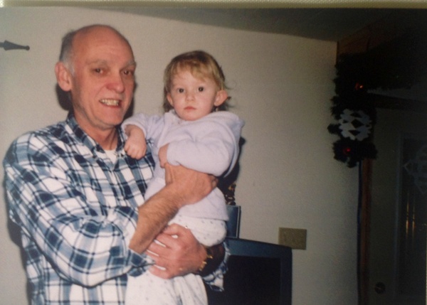 Allan and his grand daughter, Jennifer. 2003