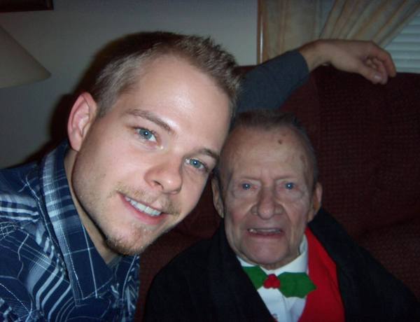 My grandfather Jack Fennell and I