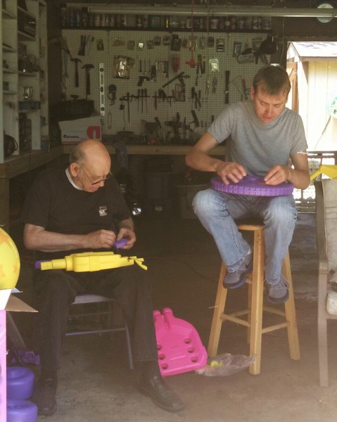 Grandpa and I this past Father's Day 6/16/13.&nbsp;&nbsp;Will miss these times.