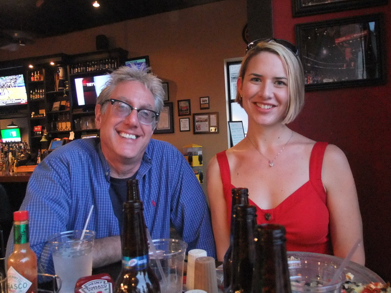 A nice dinner out with good friends...