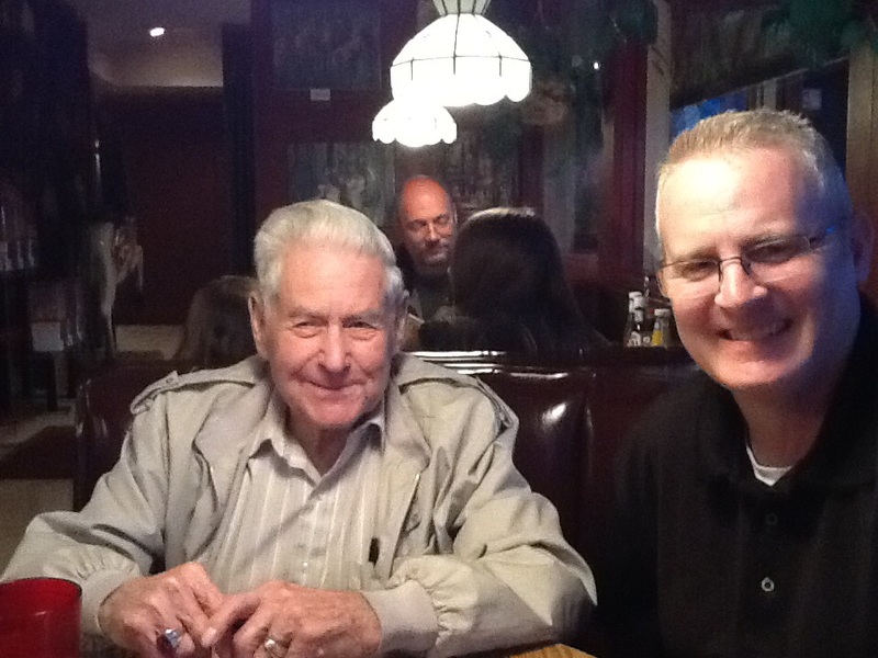 Uncle Cliff and Randy. Randy loved California weather!