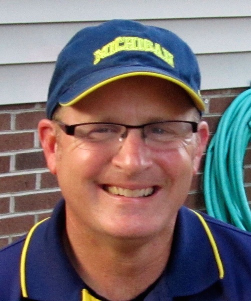 Randy in his good ol' Maize and Blue!