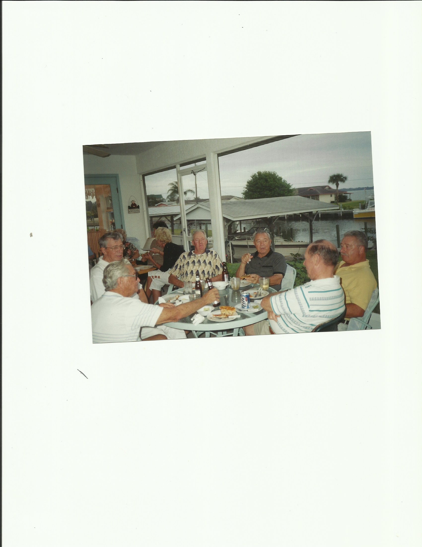 Friends at Captain Hiram's.