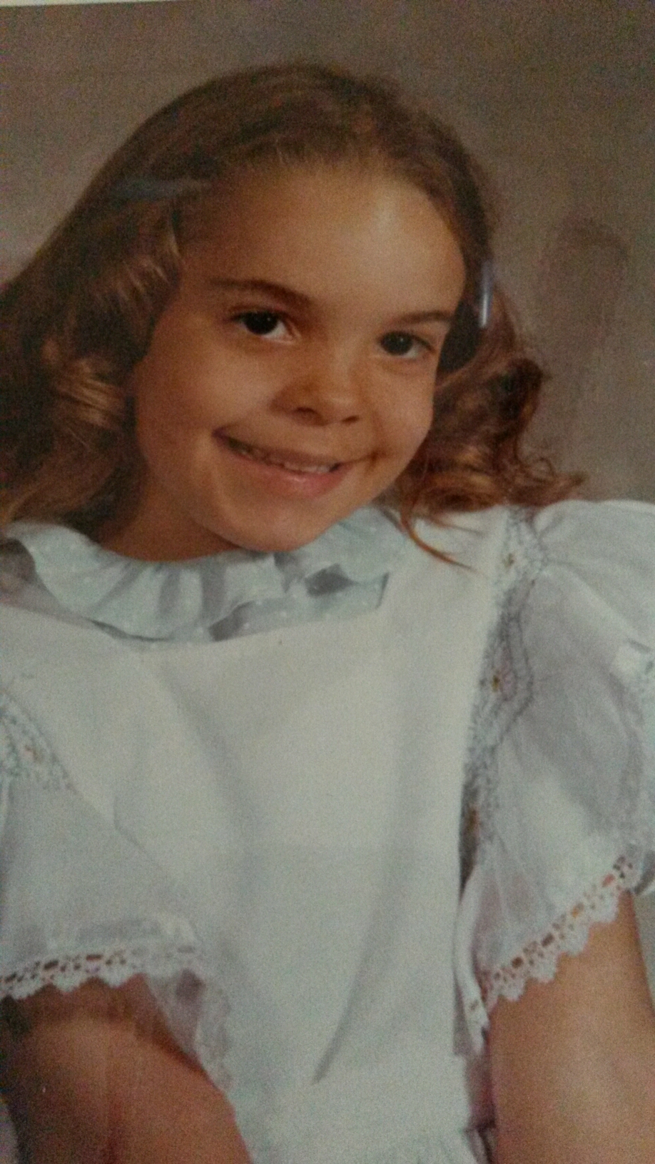 Heather Cheesing at 4 years old 1977