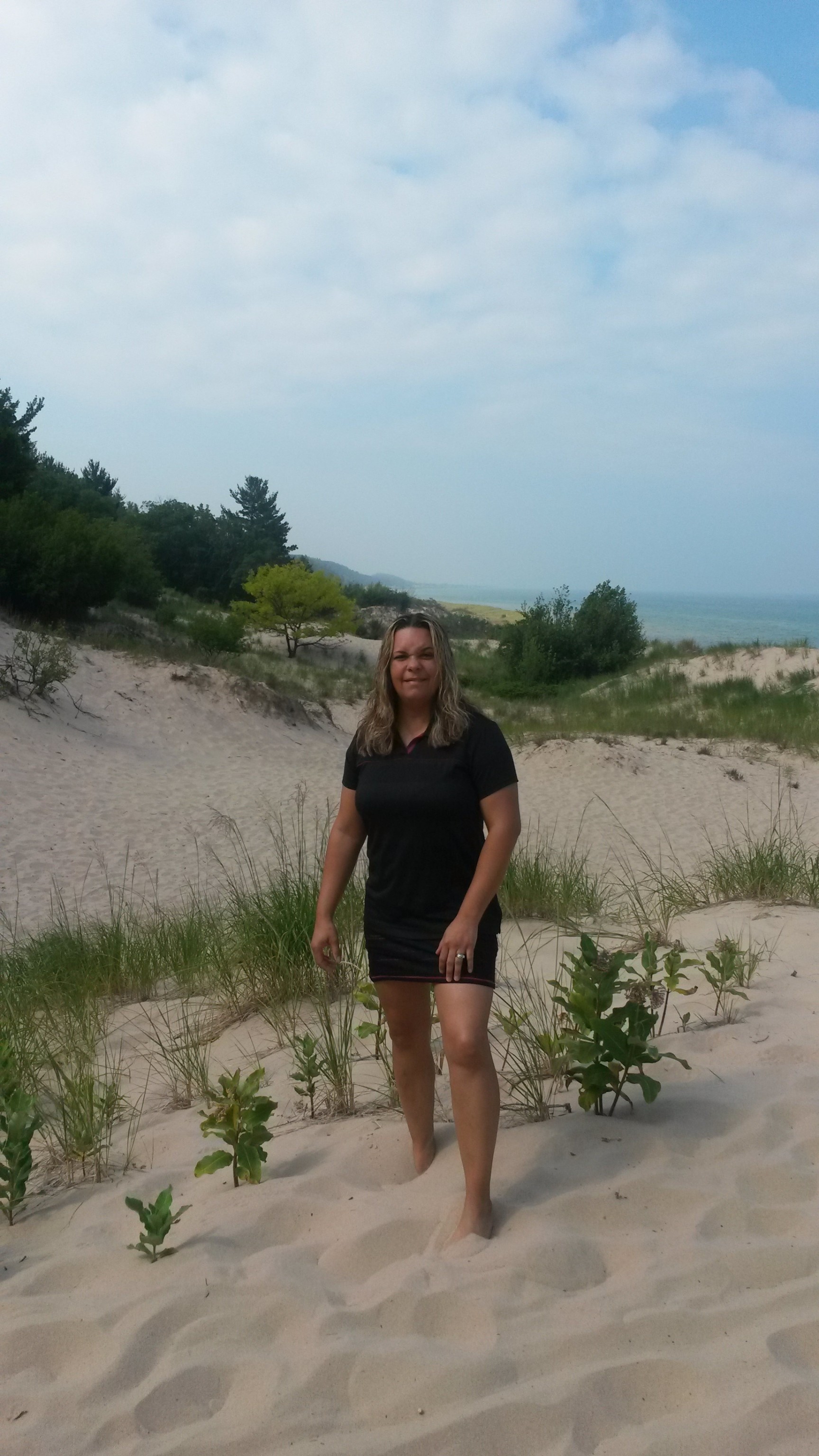 Heather the night before starting her first  chemo treatment, so beautiful