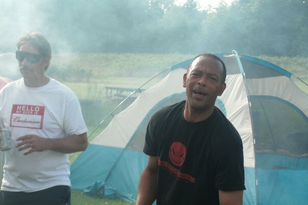 Uncle Sherman at Austin’s 50 th birthday party being silly 💜