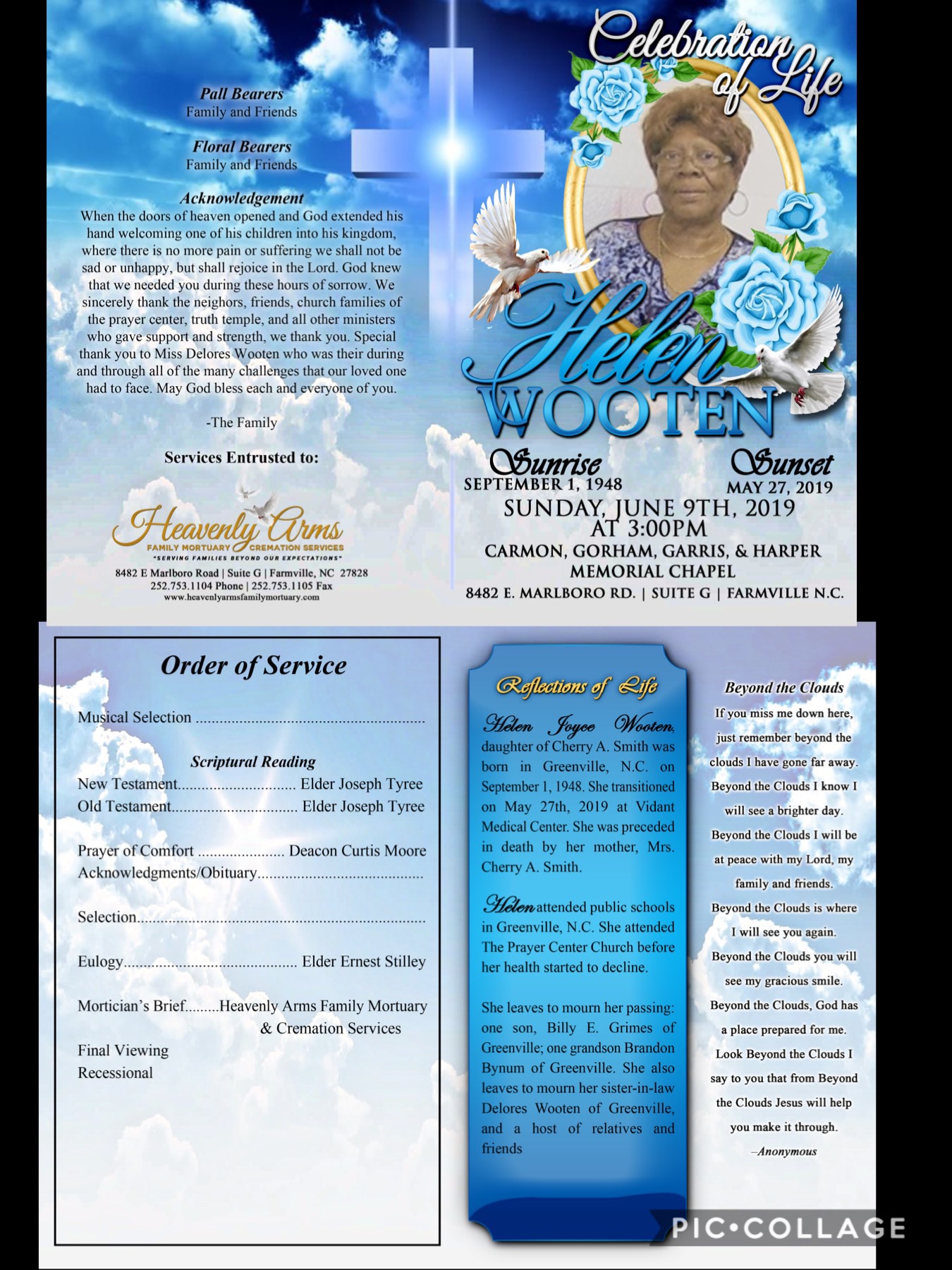 Heavenly Arms Family Mortuary And Cremation Services Llc Tarboro Obituariesgames - nz7gxzd