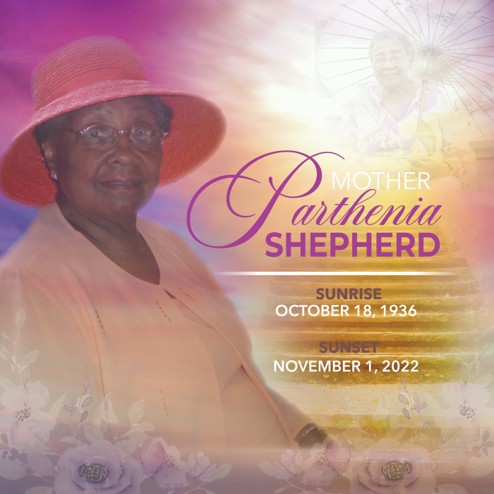 Parthenia Shepherd Obituary November 1, 2022 Kelsey Funeral Home